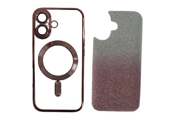 Magnetic 2IN1 Glitter Case IPhone